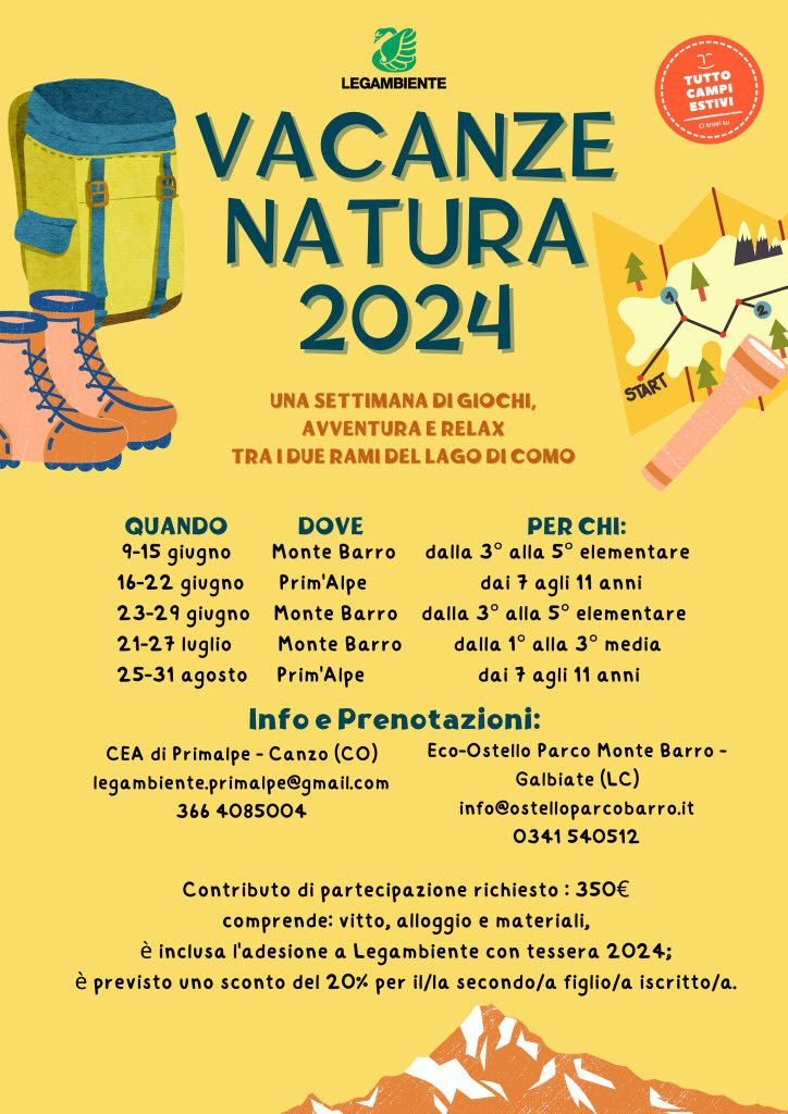 Vacanze Natura 2024