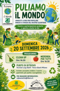 Puliamo il Mondo - Basmetto - 20-09-2026 - locandina